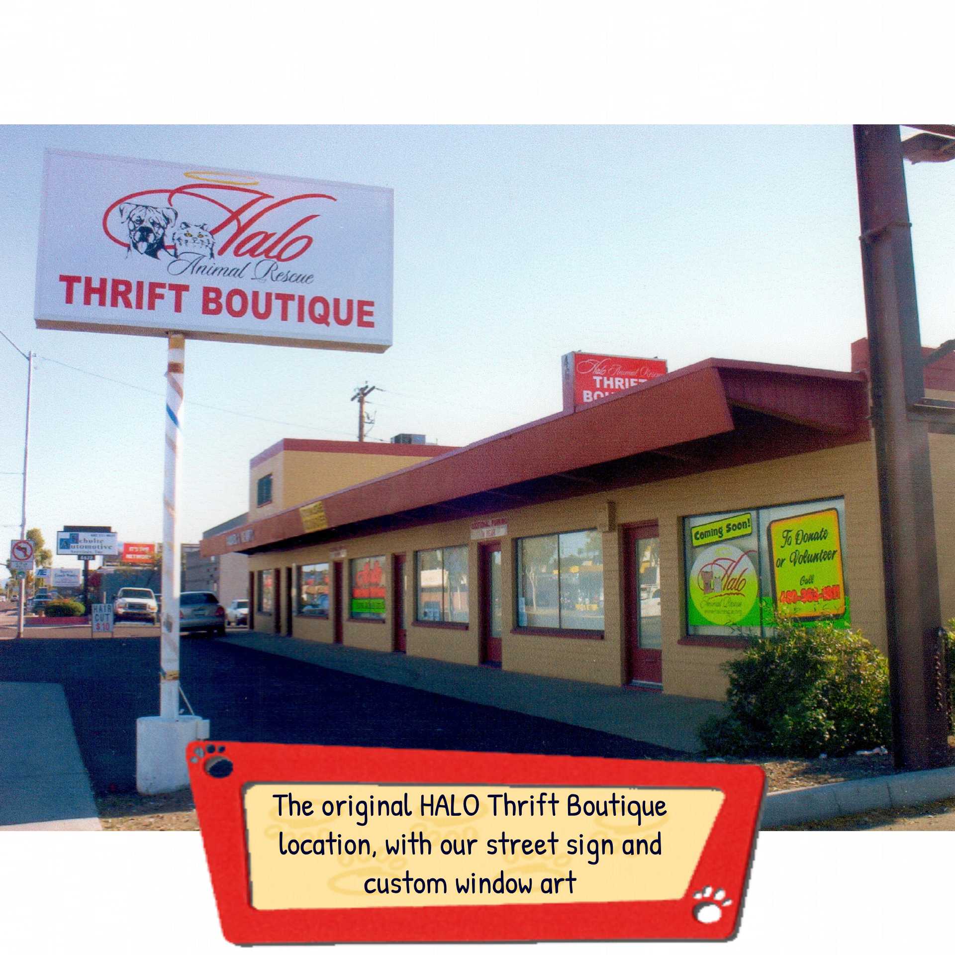 captioned-HALO-thrift-first-location-street-sign